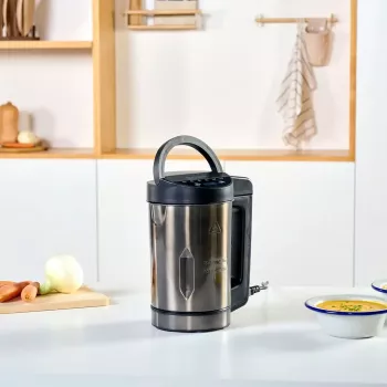 Sriubų virimo aparatas Black & Decker BXSM1000E 1,6 l, 1040 W, nerūdijantis plienas, 6 programų, jutiklinis valdymas, maišymas, saugos užraktas