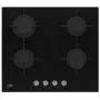 Beko HILG 64220 S įmontuojama dujinė kaitlentė, juodas stiklas, 4 zonos