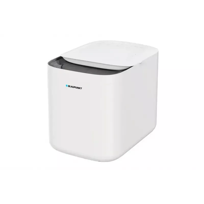 Nešiojamas ledo gaminimo aparatas BLAUPUNKT IMB601 — 15 kg/24h, 2 L bakas, jutiklinis valdymas, 150 W, kompaktiškas (280×400×334 mm)
