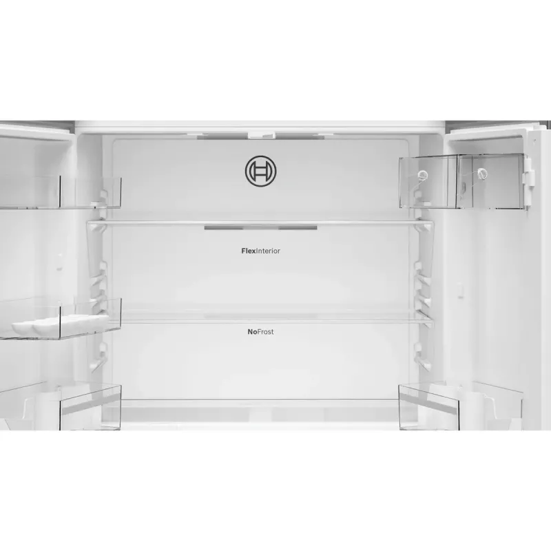 Šaldytuvas šaldiklis Bosch Serie 4 KFN96VPEA, 605 L (Šaldytuvas 405 L / Šaldiklis 200 L), NoFrost, Nerūdijantis plienas