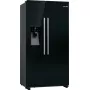 Šaldytuvas šalia šaldiklio Bosch Serie 6 KAD93ABEP, 562 l, šaldytuvas 371 l, šaldiklis 191 l, NoFrost, ledo gaminimo aparatas, juodas