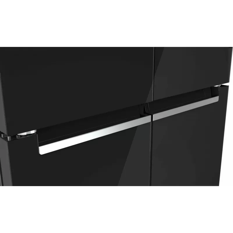 Šaldytuvas Bosch Serie 4 KMC85LBEA, šaldiklis apačioje, 547 L, juodas
