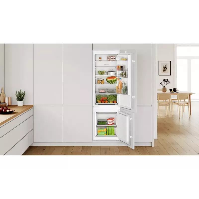 Bosch Serie 2 KIV87NSE0 įmontuojamas šaldytuvas su šaldikliu 270 L Baltas