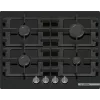 Bosch Serie 4 PNP6B6K40 dujinė kaitlentė, įmontuojama, 60 cm, juodas grūdintas stiklas, 4 zonos