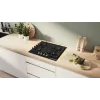 Bosch Serie 4 PNP6B6K40 dujinė kaitlentė, įmontuojama, 60 cm, juodas grūdintas stiklas, 4 zonos