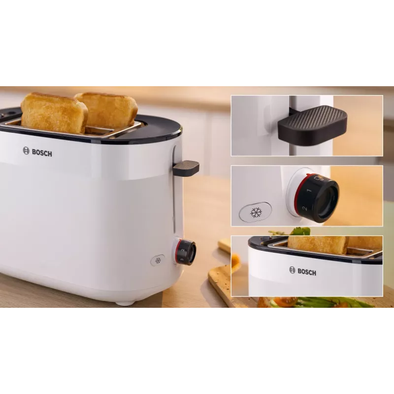 Bosch TAT2M121 skrudintuvas 2 griežinėliai 950 W Baltas