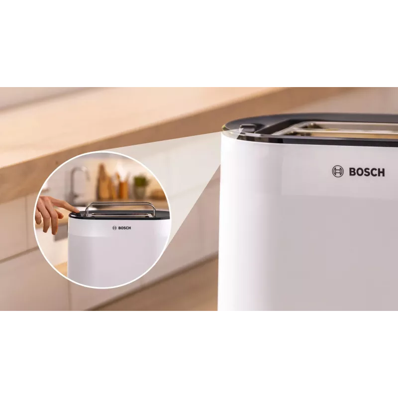 Bosch TAT2M121 skrudintuvas 2 griežinėliai 950 W Baltas