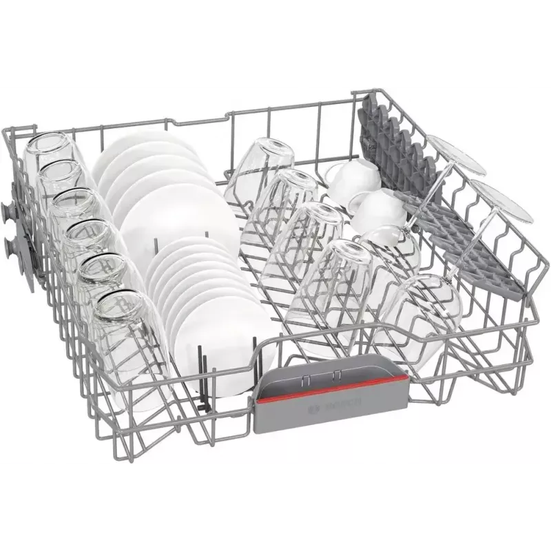 Indaplovė įmontuojama Bosch SMI4EVS04E, pilno dydžio 60 cm, 13 komplektų, energijos klasė D, 6 programų, Wi‑Fi, 46 dB