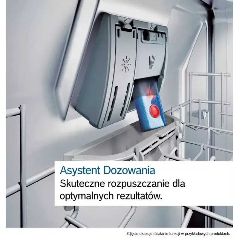 Indaplovė įmontuojama Bosch SMI4EVS04E, pilno dydžio 60 cm, 13 komplektų, energijos klasė D, 6 programų, Wi‑Fi, 46 dB