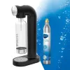Gazuotas vandens aparatas BRITA sodaONE Black Silver – gazuoto vandens gamintuvas, 60 L talpa, be BPA, 450×129×240 mm