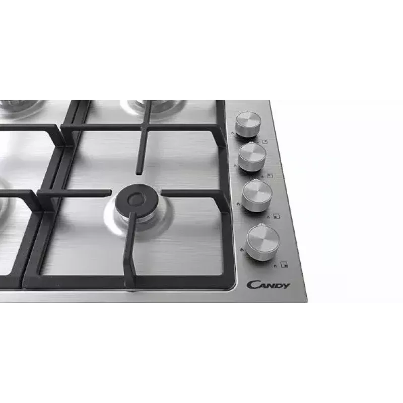 Candy Idea CHW6LBB juoda įmontuojama dujinė kaitlentė 60 cm 4 zonos