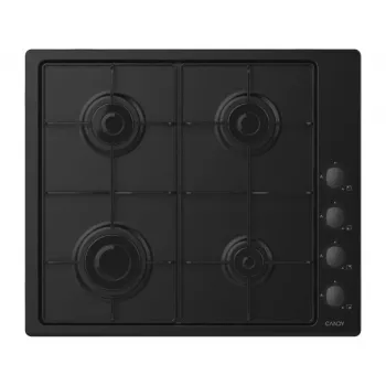 Candy Idea CHW6LBB juoda įmontuojama dujinė kaitlentė 60 cm 4 zonos