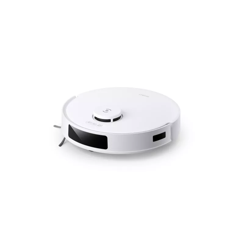 Robotas dulkių siurblys Ecovacs Deebot N20 Plus — bekontaineris 0,4 L dulkėms, 0,22 L vandeniui, 5200 mAh, 300 min, 96 mm aukštis, baltas