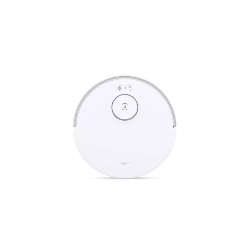Robotas dulkių siurblys Ecovacs Deebot N20 Plus — bekontaineris 0,4 L dulkėms, 0,22 L vandeniui, 5200 mAh, 300 min, 96 mm aukštis, baltas