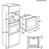 Įmontuojama mikrobangų krosnelė su griliu Electrolux LMS4253TMK, 900 W mikrobangų, 1000 W grilis, 8 galios lygiai, 27 cm padėklas, juoda