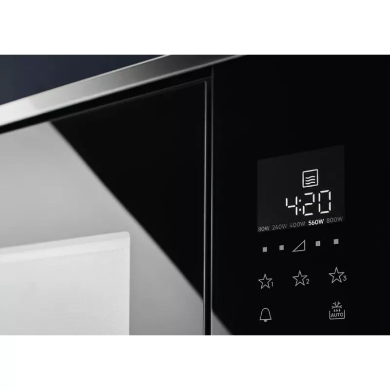 Įmontuojama mikrobangų krosnelė Electrolux KMFE172TEX juoda 800 W