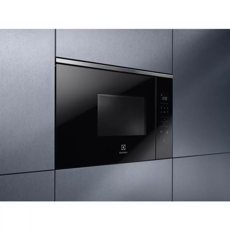 Įmontuojama mikrobangų krosnelė Electrolux KMFE172TEX juoda 800 W