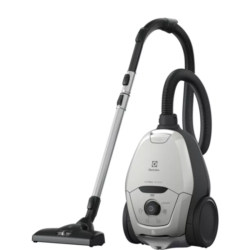 Cikloninis dulkių siurblys Electrolux Pure D8 — 3,5 L dulkių maišas, 600 W, teleskopinis vamzdis, Hygiene filtras, 12 m spindulys