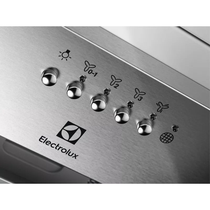 Electrolux LFG516X įmontuojamas nerūdijančio plieno gartraukis, 580 m³/h