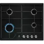 Electrolux EGS6424K Juoda įmontuojama 60 cm dujinė kaitlentė 4 zonos
