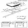 Elektrinė indukcinė kaitlentė Electrolux EIV83443BW balta, įmontuojama, 4 zonos