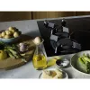 Elektrinė kaitlentė Electrolux KDI641723K juoda įmontuojama 60 cm kombinuota 4 zonos, sukamaisiais reguliatoriais ir liečiamuoju valdymu