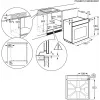 Elektrinė orkaitė Electrolux EOF4P56X 72 L, juoda, nerūdijantis plienas
