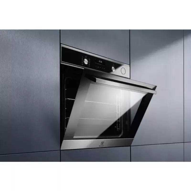 Įmontuojama elektrinė orkaitė Electrolux EOC6H76X – 72 L, konvekcija, grilis, garai, skaitmeninis laikmatis
