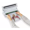 Vakuuminis maisto pakuotuvas FoodSaver VS0100X su sukamuoju valdikliu, komplekte ritinys ir 4 maišeliai, sidabriškai baltas