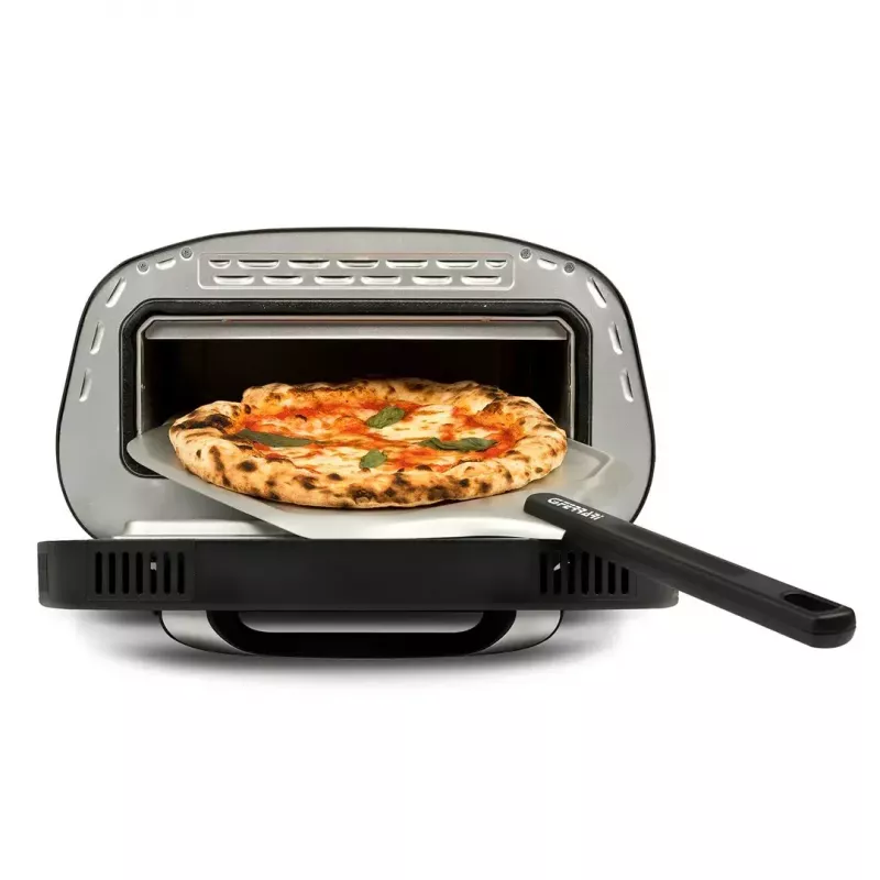 Stalinė elektrinė picos krosnelė G3FERRARI G1018600 PRONTO PIZZA — 1700 W, akmeninis paviršius, iki 420°C, tinka Ø32 cm picai