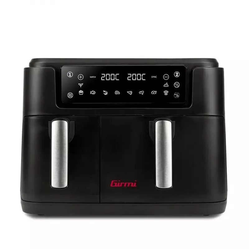 Karšto oro gruzdintuvė Girmi FG26, dviejų krepšių, 9 L (5,5 L + 3,5 L), 2400 W, 10 programų, iki 200 °C