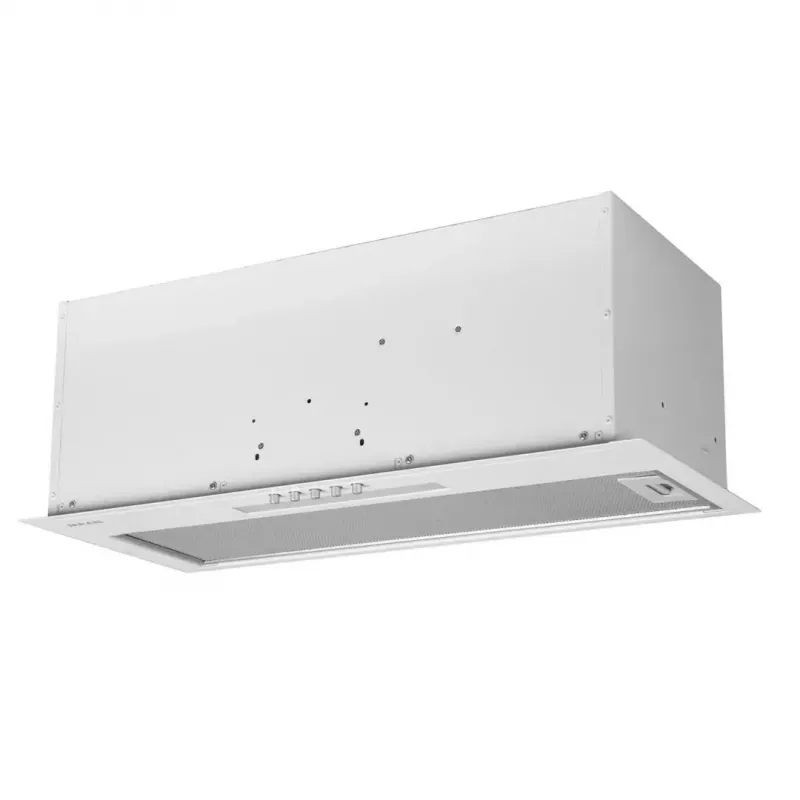 Įmontuojamas gartraukis po spintele MAAN Fiugi 2 60, 600 mm, max 310 m³/h, anglies filtras, plienas, baltas