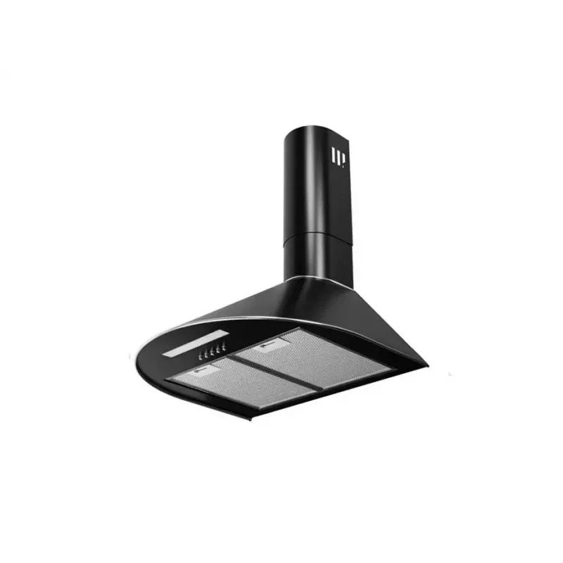Sieninis gaubtas MAAN Mix 3, juodas, 500×480 mm, aliumininis riebalų filtras, 310 m³/h, 3 greičiai, 55 dB