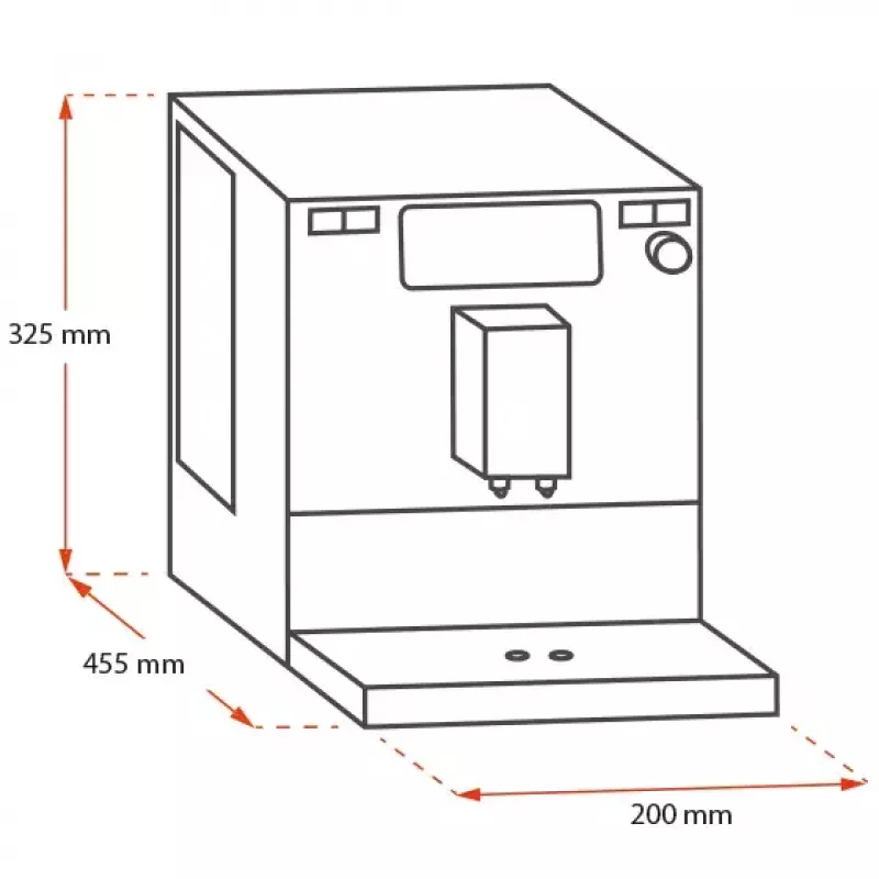 Espreso aparatas MELITTA SOLO E950-766, 1,2 L vandens talpa, įmontuotas malūnėlis, 1400 W, sidabrinis