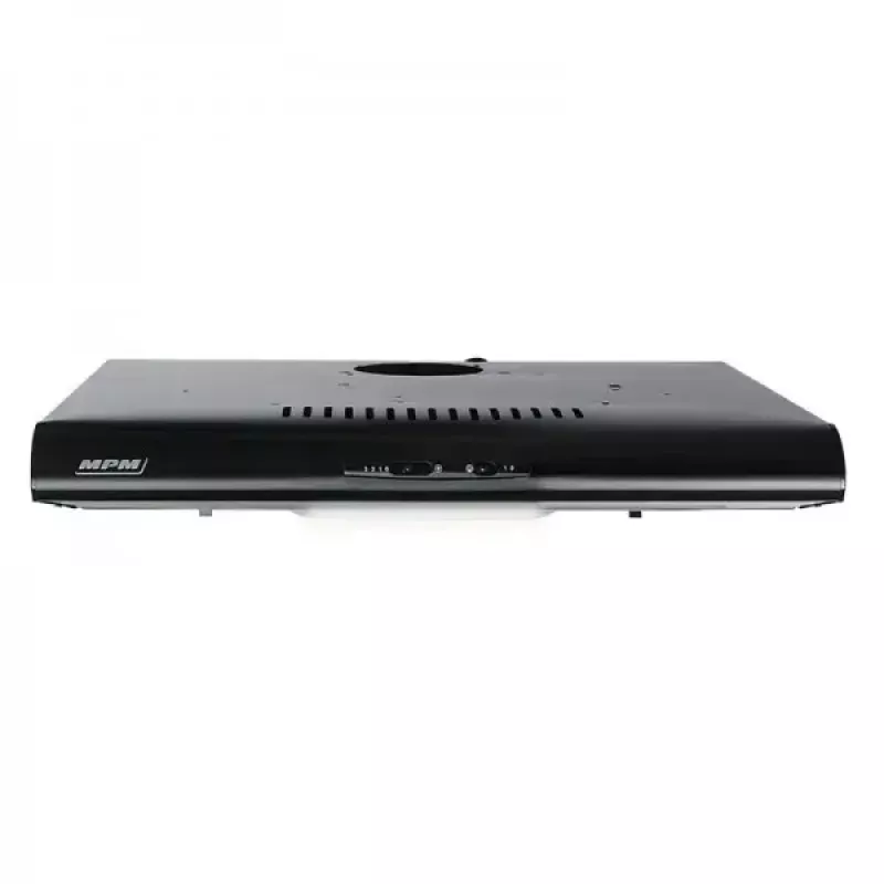 Įmontuojamas gartraukis MPM MPM-51-PX-72 juodas, 500 mm, 175 m³/h, 3 greičiai, aliumininis riebalų filtras