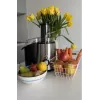 Išcentrinė sulčiaspaudė MPM MSO-18-M, 1000 W, 1 L talpa, 2 greičiai, nerūdijantis plienas, juoda/sidabrinė
