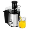 Išcentrinė sulčiaspaudė MPM MSO-18-M, 1000 W, 1 L talpa, 2 greičiai, nerūdijantis plienas, juoda/sidabrinė