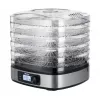 MPM MSG-12 maisto džiovintuvas, 5 padėklai, 380 W, 35–75 °C, 0,5–36 val. laikmatis, nerūdijančio plieno korpusas