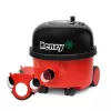 Cilindrinis dulkių siurblys NUMATIC HENRY HVR200-11 — 9 L dulkių maišas, 620 W, HEPA 11, 10 m laidas, raudonas