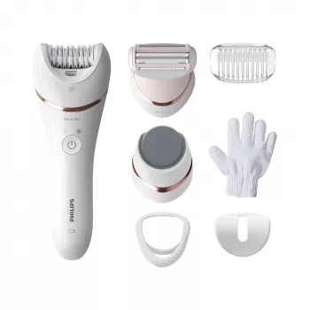 Philips 8000 serijos epiliatorius Series 8000 BRE730/10 šlapiam ir sausam naudojimui