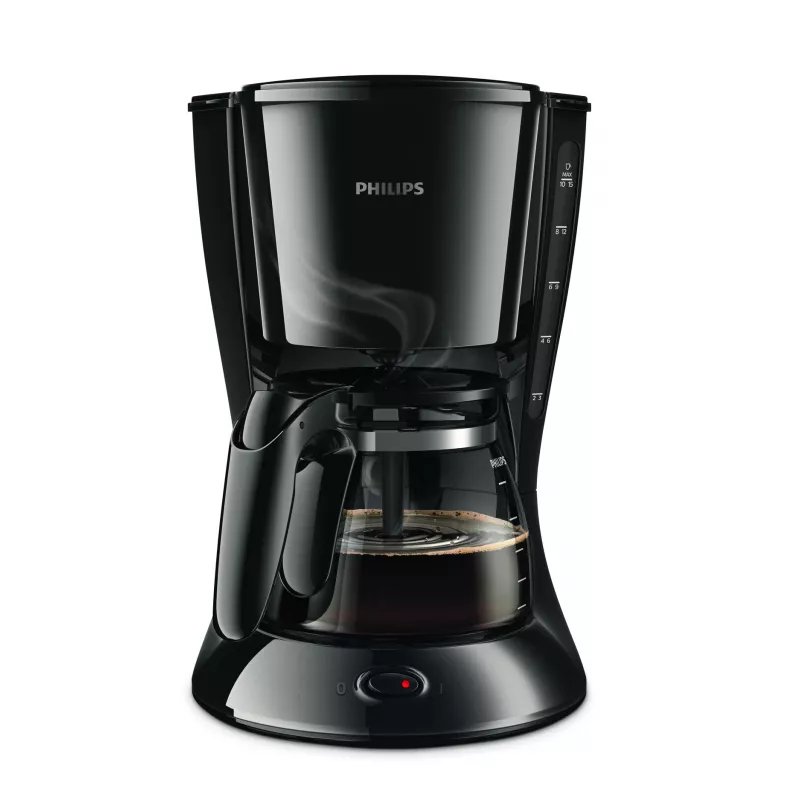 Philips Daily Collection HD7461/20 Kavos virimo aparatas, lašelinis kavos virimo aparatas, 1.2 l, malta kava, 1000 W, juoda