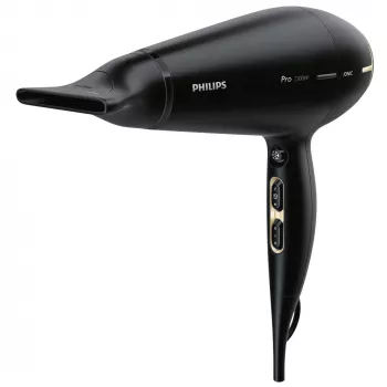 Philips Prestige Pro HPS920/00 Plaukų džiovintuvas, AC, juodas, auksinis, pakabinimo kilpa, 3 m, 2300 W, 220–240 V