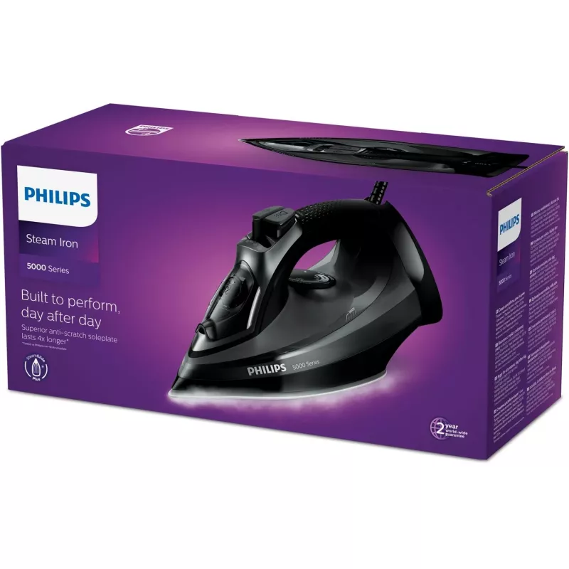 Philips 5000 serijos DST5040/80 lygintuvas su garais SteamGlide Plus padas 2600 W