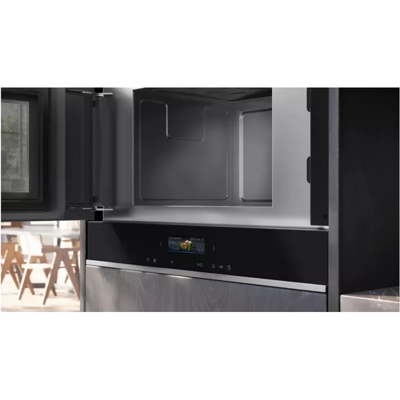 Mikrobangų krosnelė Siemens iQ700 BF722L1B1 įmontuojama 21 L 900 W juoda