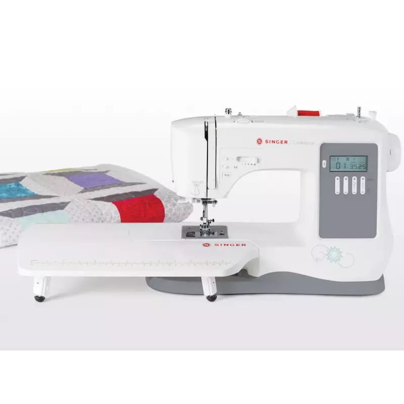 SINGER 7640 elektrinė siuvimo mašina, balta, 200 siūlių programų