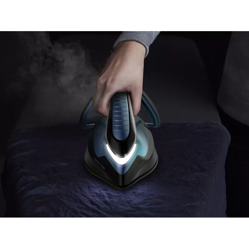 Garų lygintuvas Tefal Express Vision SV8151, 2800 W, 1,8 l, Durilium AirGlide Autoclean padas, mėlyna, juoda