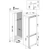 Whirlpool SP40 812 EU 2 įmontuojamas šaldytuvas 400 L baltas