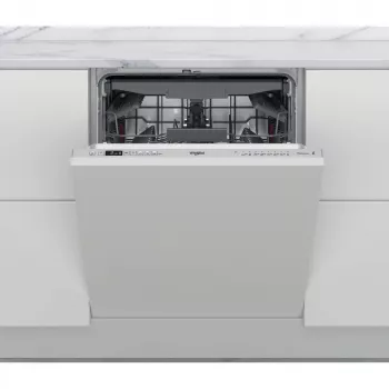 Indaplovė visiškai įmontuojama Whirlpool WI 7020 PF 14 komplektų sidabrinė