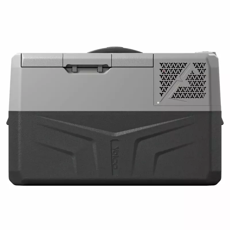 Nešiojamas šaldytuvas Yolco BCX30 GREY – 28 l talpa, N‑T klimato klasė, 48 dB, F energijos klasė