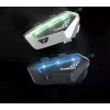 Motociklininkų interkomo ausinės FreedConn FX juodos – Bluetooth 5.0, IP67, atstumas 2000 m, 30 h pokalbio laiko